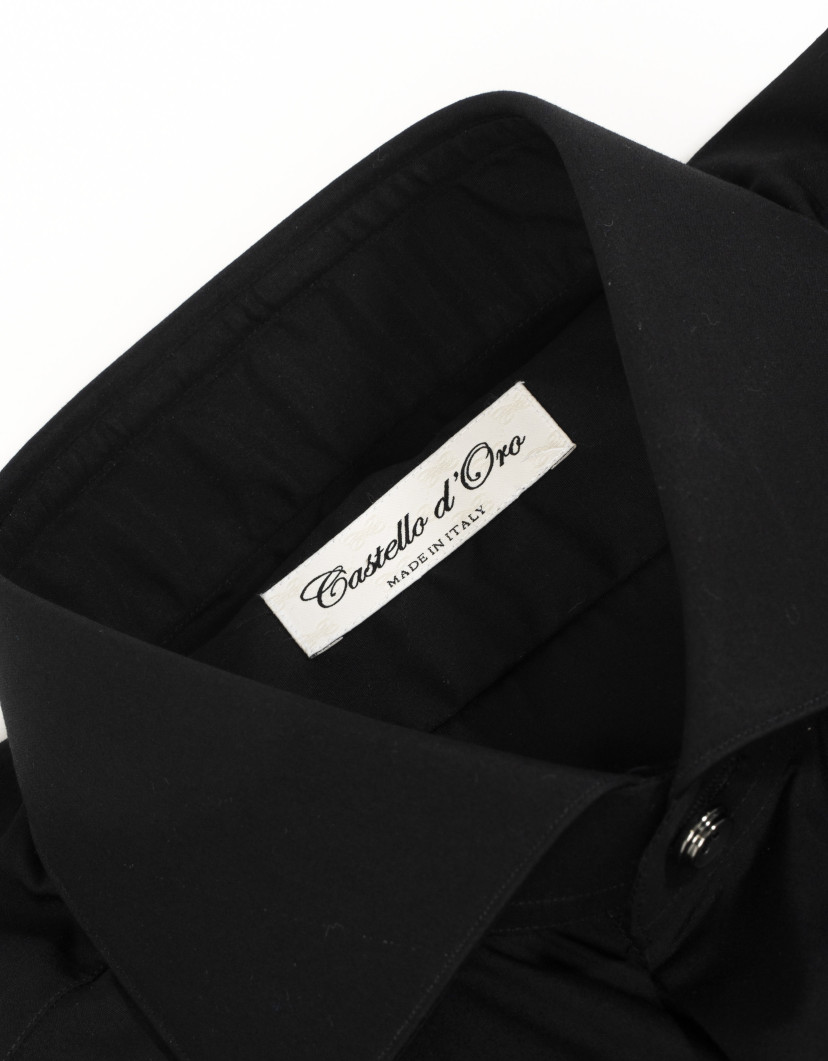 Castello d'Oro Black Shirt 100%Cotton image